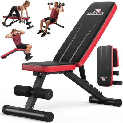 NICEPEOPLE Adjustable Weight Bench: The Ultimate Compact Solution for Your Home Gym